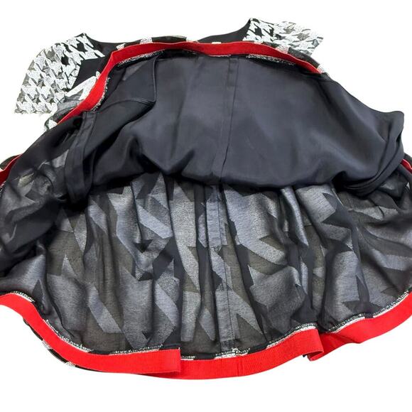 Peggy Jennings Vintage 1990s Houndstooth Dress Small - Picture 9 of 10